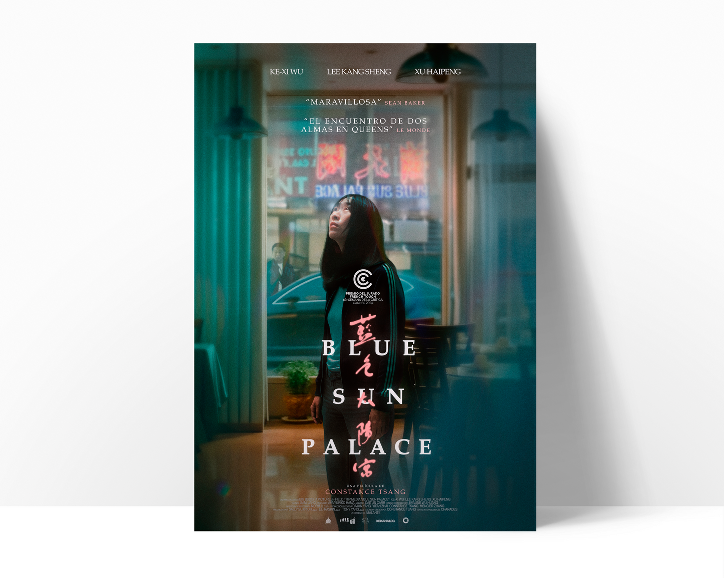 Póster "Blue Sun Palace"