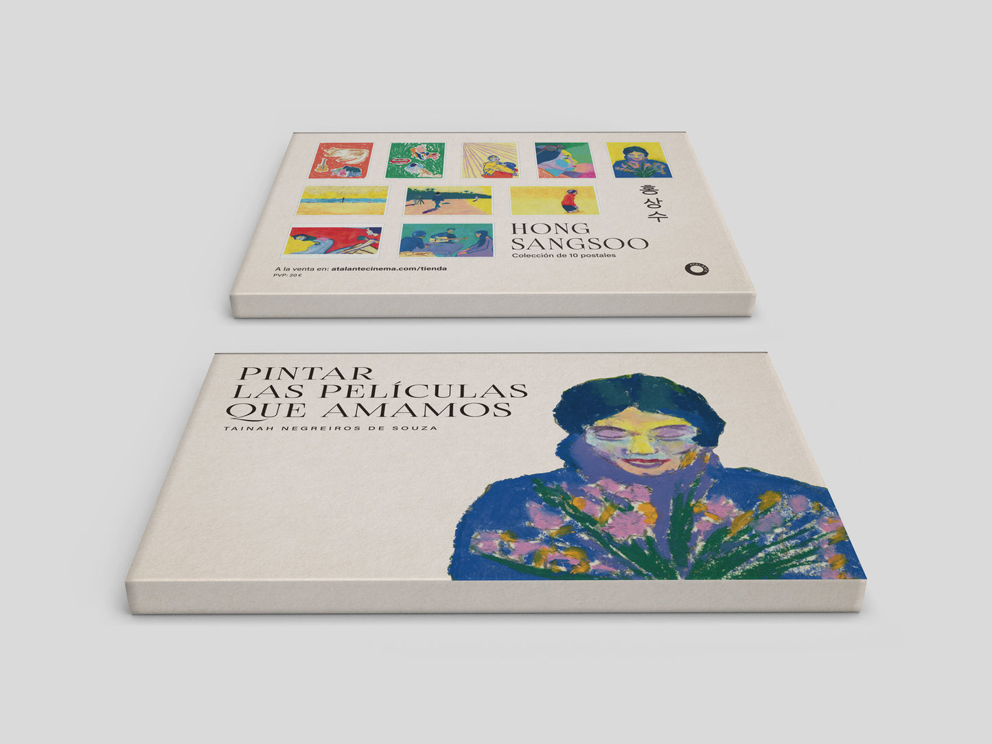 Set de postales de Hong Sangsoo "Pintar las películas que amamos"