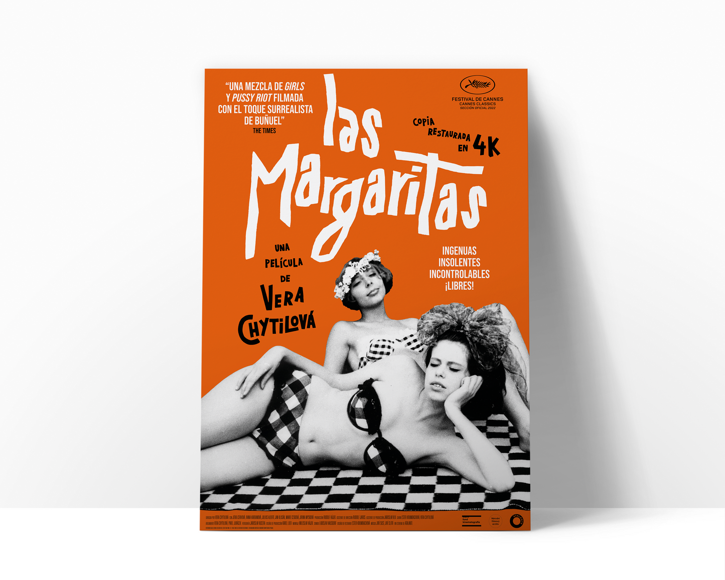 Póster de ‘Las margaritas’ (Vera Chytilová)