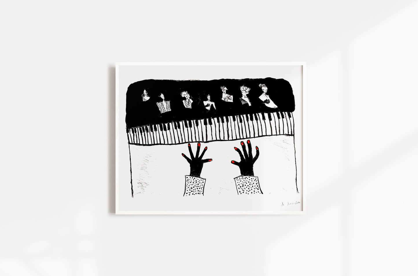 ‘Piano’, 2022 (Litografía de Ado Arrieta)