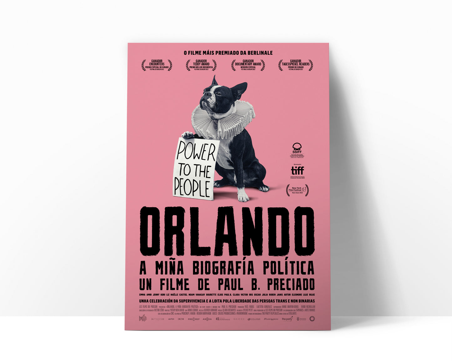 Póster de ‘Orlando, mi biografía política’ (Paul B. Preciado)