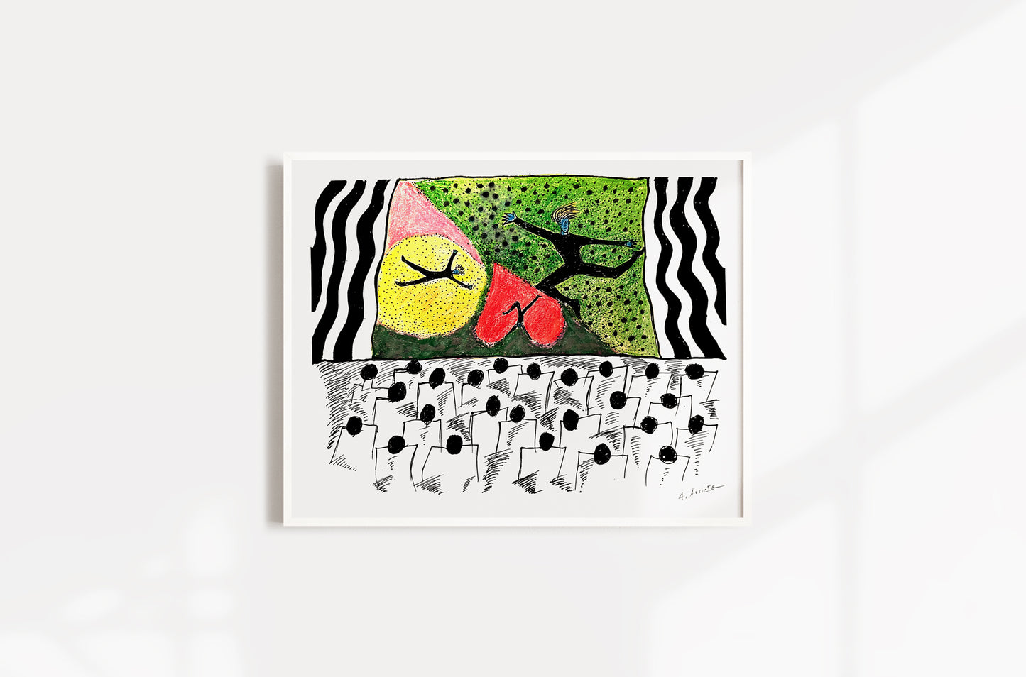 ‘Ballet’, 2022 (Serigrafía de Ado Arrieta)