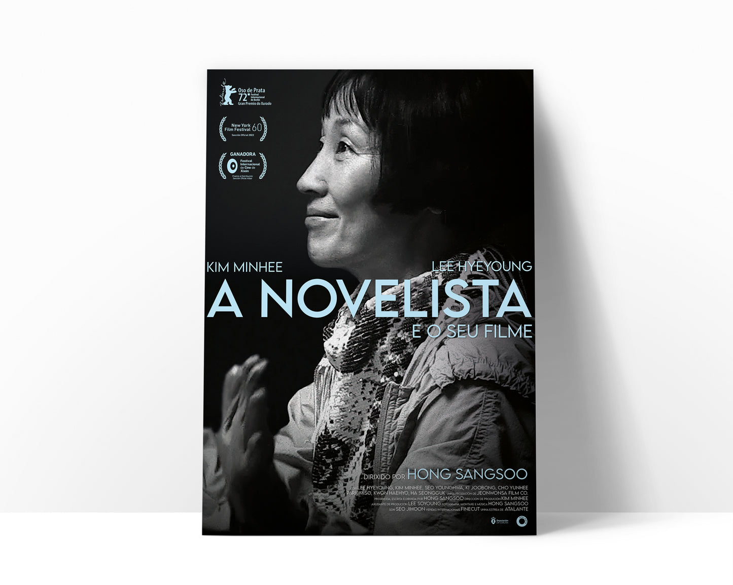Póster de ‘La novelista y su película’ (Hong Sangsoo)