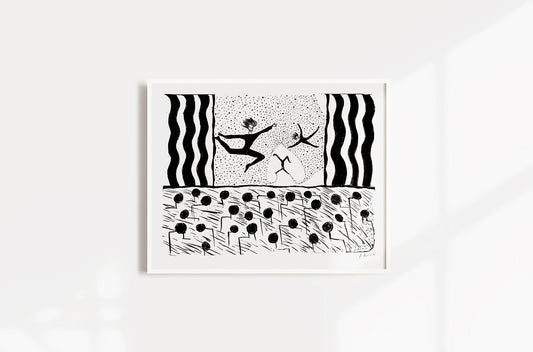 ‘Ballet’, 2022 (Litografía de Ado Arrieta)