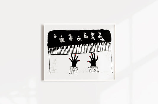 ‘Piano’, 2022 (Litografía de Ado Arrieta)